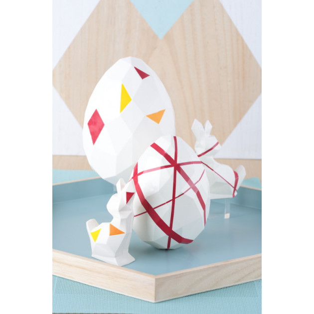 Moule a Chocolat de Paques Oeuf Origami 18 cm Barry