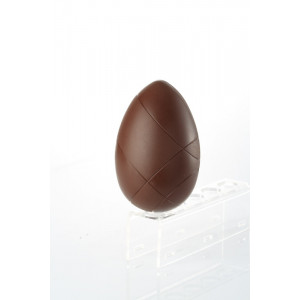 Moule à Chocolat Oeuf Strié 16 cm Barry