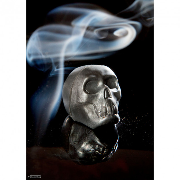 Chocolat Crane recouvert de Colorant Argente Chocolat Crane recouvert de Colorant Argente