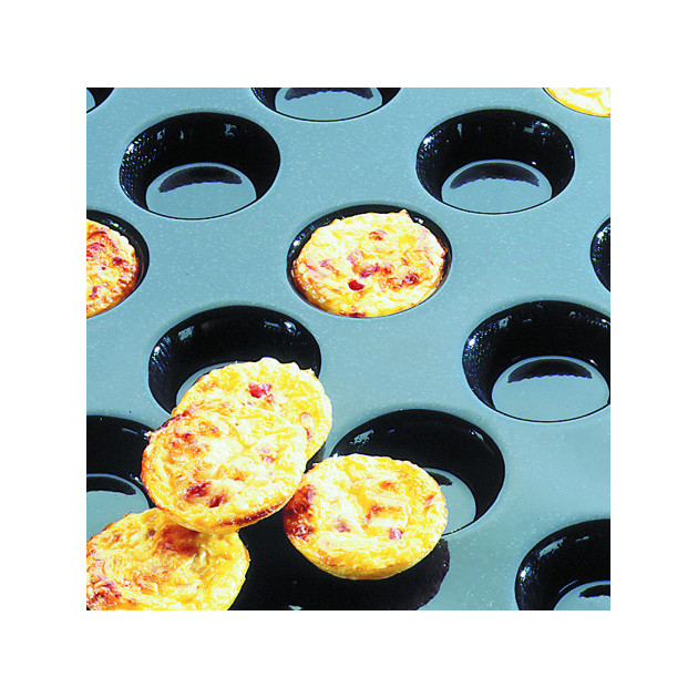 Moule Silicone 60 Mini Tartelettes Ø4,4 x 1 cm 10ml SilikoMart Professional  - , Achat, Vente