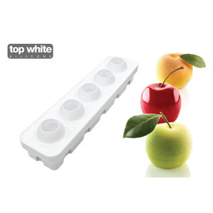 Moule Silicone 5 Fruits 115ml Silikomart Professional Moule Silicone 5 Fruits 115ml Silikomart Professional