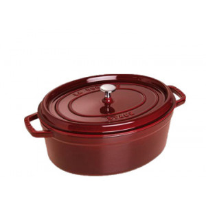 STAUB Cocotte Fonte Ovale 29 cm Grenadine Majolique 4,2 L