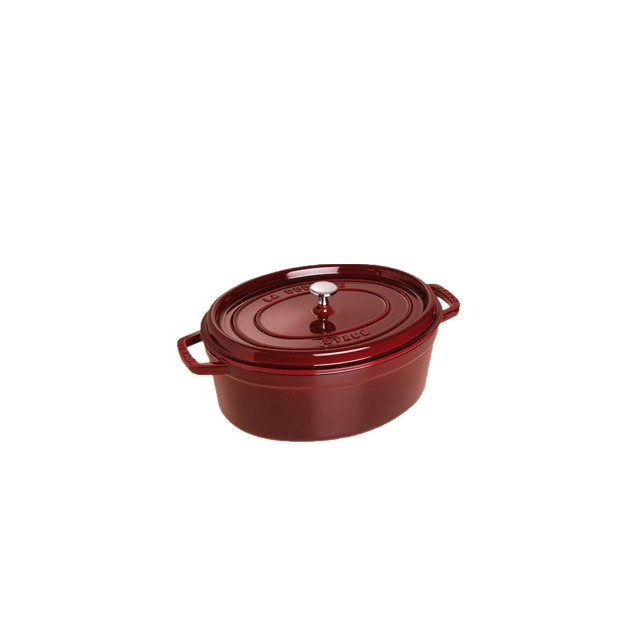 STAUB Cocotte Fonte Ovale 29 cm Grenadine Majolique 4.2 L