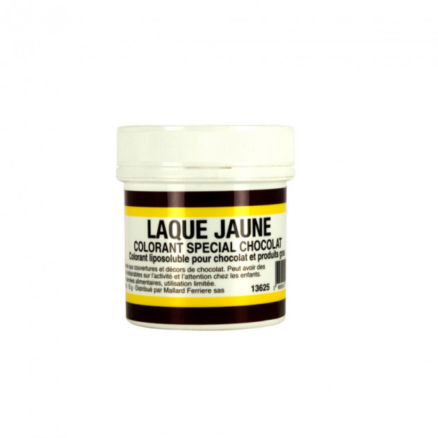 Colorant alimentaire Jaune E104 Poudre Liposoluble 15g