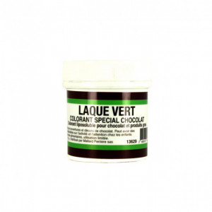 Colorant alimentaire en poudre liposoluble - Vert - 25gr 