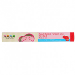 Pâte à Sucre Prête à Dérouler Rouge Feu 430 g Funcakes Pâte à Sucre Prête à Dérouler Rouge Feu 430 g Funcakes