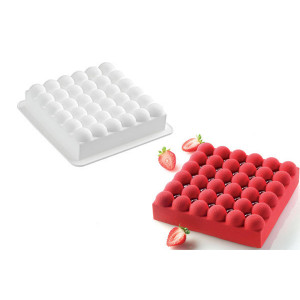 Moule à glace silicone 16 mini Chic avec bâtonnets SilikoMart