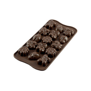 Moule à Chocolat 15 Sujets Spring Life Easy Choc - Silicone Spécial Chocolat Moule à Chocolat 15 Sujets Spring Life Easy Choc - Silicone Spécial Chocolat