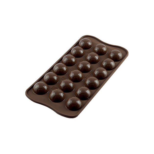 Moule a Chocolat 18 Ballons de Foot Easy Choc - Silicone Special Chocolat