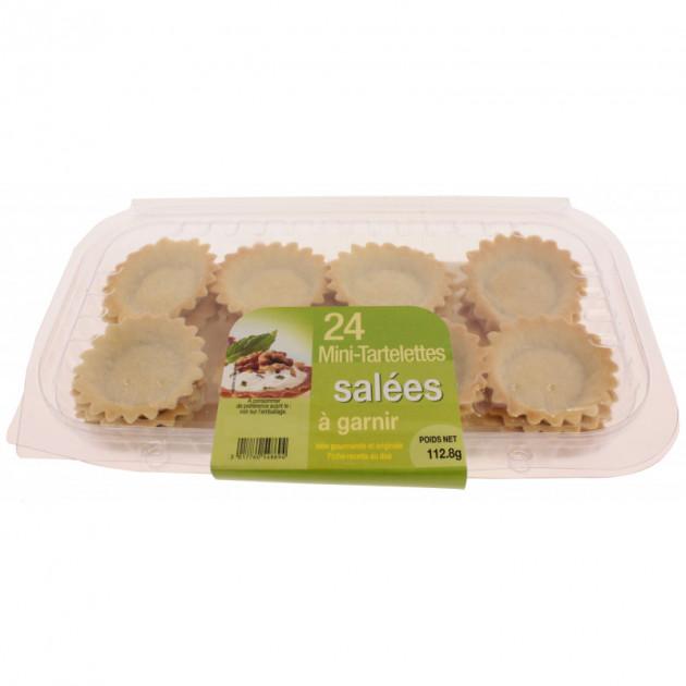 Mini-tartelettes salees a garnir (x24)