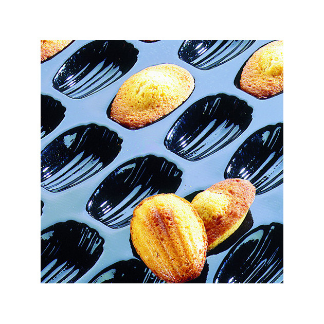 Moule Silicone 100 Mini Madeleines 4,5 x 2,6 x 1,2 cm 12ml SilikoMart  Professional - , Achat, Vente