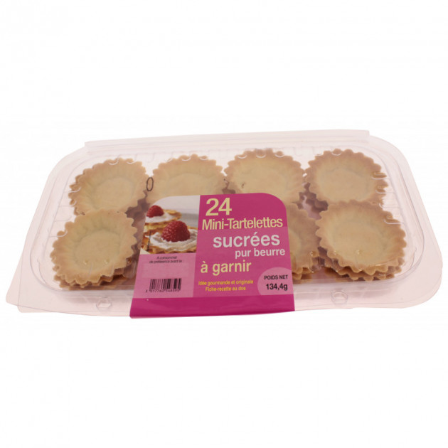 Mini-tartelettes sucrees a garnir (x24)