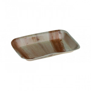 FIN DE SERIE Assiette biodégradable rectangulaire en palmier 24 x 16 cm (x25) Crokus FIN DE SERIE Assiette biodégradable rectangulaire en palmier 24 x 16 cm (x25) Crokus
