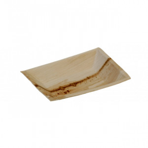 18x18cm 25 assiettes palmier carr/ées design biodegradables