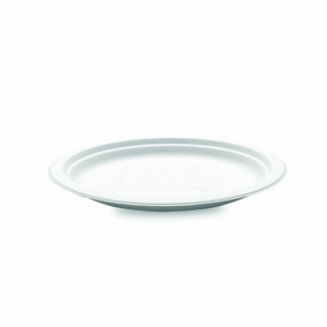 Assiette biodégradable ronde en Canne à sucre Ø23 cm (x50) Crokus Assiette biodégradable ronde en Canne à sucre Ø23 cm (x50) Crokus