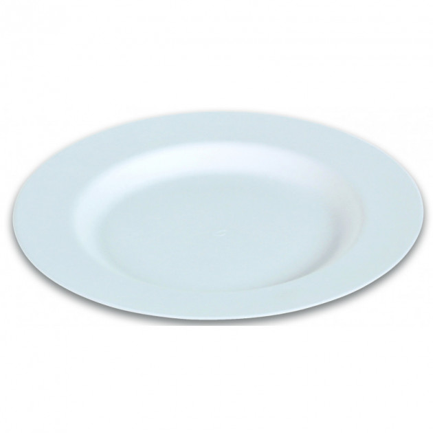 Assiette biodegradable plate en Canne a sucre Ã˜27 cm (x50) Crokus