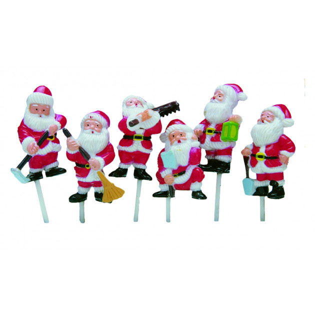 Decor Pere Noel 6 modeles assortis x72