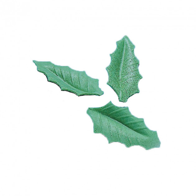 Feuille de houx Azyme vert fonce 4.5 cm (x500) Mallard Ferriere