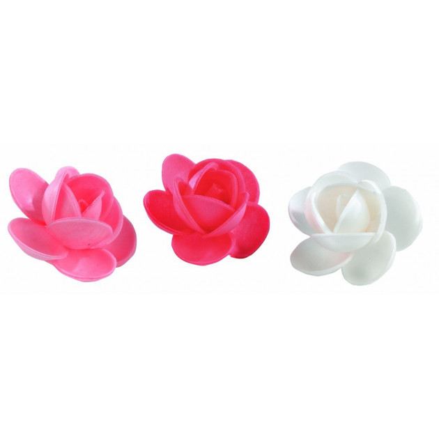 Roses en azyme assorties Ã˜5 cm (x36) Mallard Ferriere