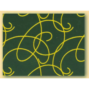 Feuilles de transfert chocolat arabesques jaunes 34 x 26,5 cm (x10) Feuilles de transfert chocolat arabesques jaunes 34 x 26,5 cm (x10)