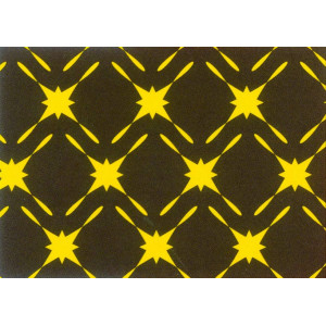 Feuilles de transfert chocolat cannage jaune 34 x 26,5 cm (x10) Feuilles de transfert chocolat cannage jaune 34 x 26,5 cm (x10)