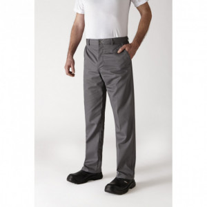 Pantalon de Cuisine Mixte Gris Anthracite TIMEO T.48 Robur Pantalon de Cuisine Mixte Gris Anthracite TIMEO T.48 Robur