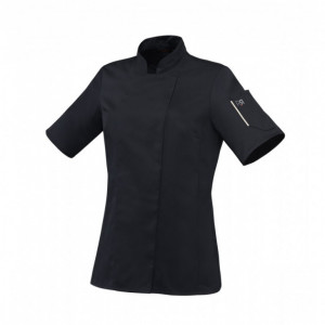 Veste de Cuisine Femme Noire UNERA T.5 Robur Veste de Cuisine Femme Noire UNERA T.5 Robur