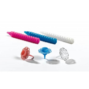 Bobèche simple blanche (x100) Matfer