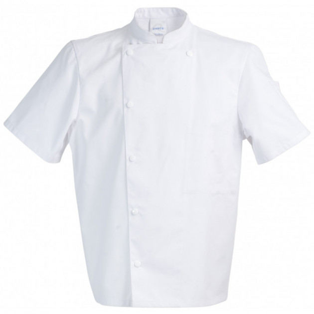 Veste de Cuisine Mixte Blanche MADRAS T.0 Robur