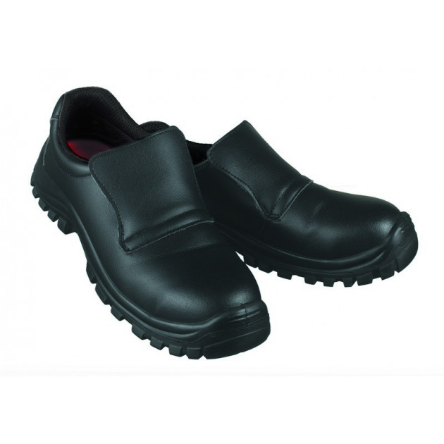 Hurry Jump Chaussure de Cuisine Noire Chaussure de Travail Agro Alimentaire Noire avec Coque de Protection ISO20346 Diposnible du 35 au 46 