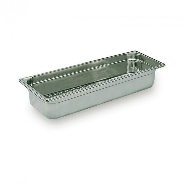 Bac Gastronorme Perfore Inox GN 2/4 H 10cm Matfer Bourgeat