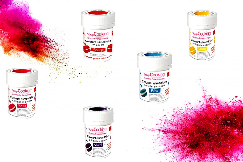 Colorants Alimentaires Bleu/Jaune/Rouge Vahiné 3 x 6 ml