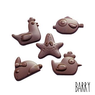 Moule à Chocolat Friture Animaux Barry x15