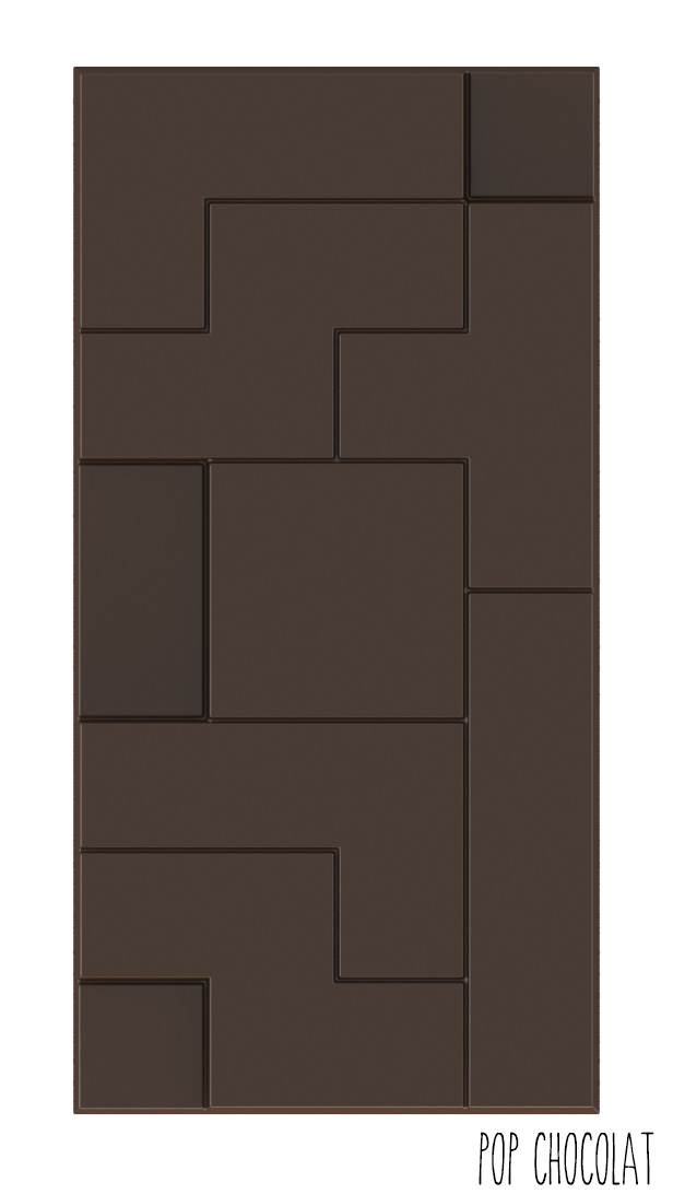 Moule Chocolat Tablette Rectangulaire Tetris