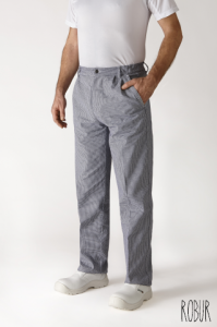 Pantalon de cuisine pied de poule Robur