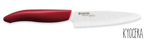 Couteau d'Office Céramique 11 cm Kyocera Rouge