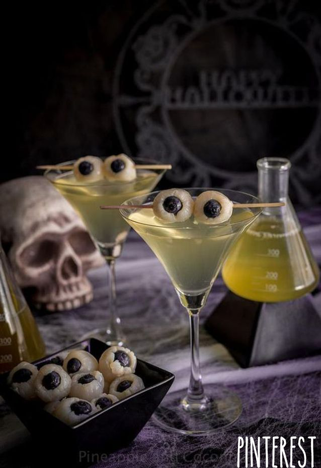 Cocktail Halloween Yeux Litchi