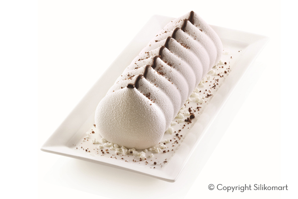 Moule Silicone Meringa 9x25 cm Silikomart 3D Design