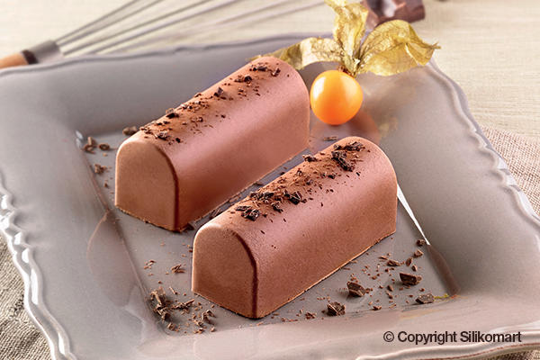 Mini bûches chocolat Silikomart