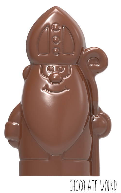 Moule Chocolat Saint Nicolas 10 cm (x4) Chocolate World