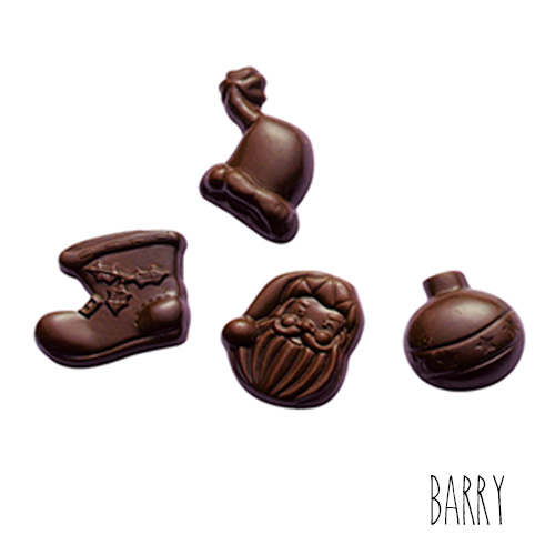 Moule à Chocolat Friture de Noël (x24) Barry
