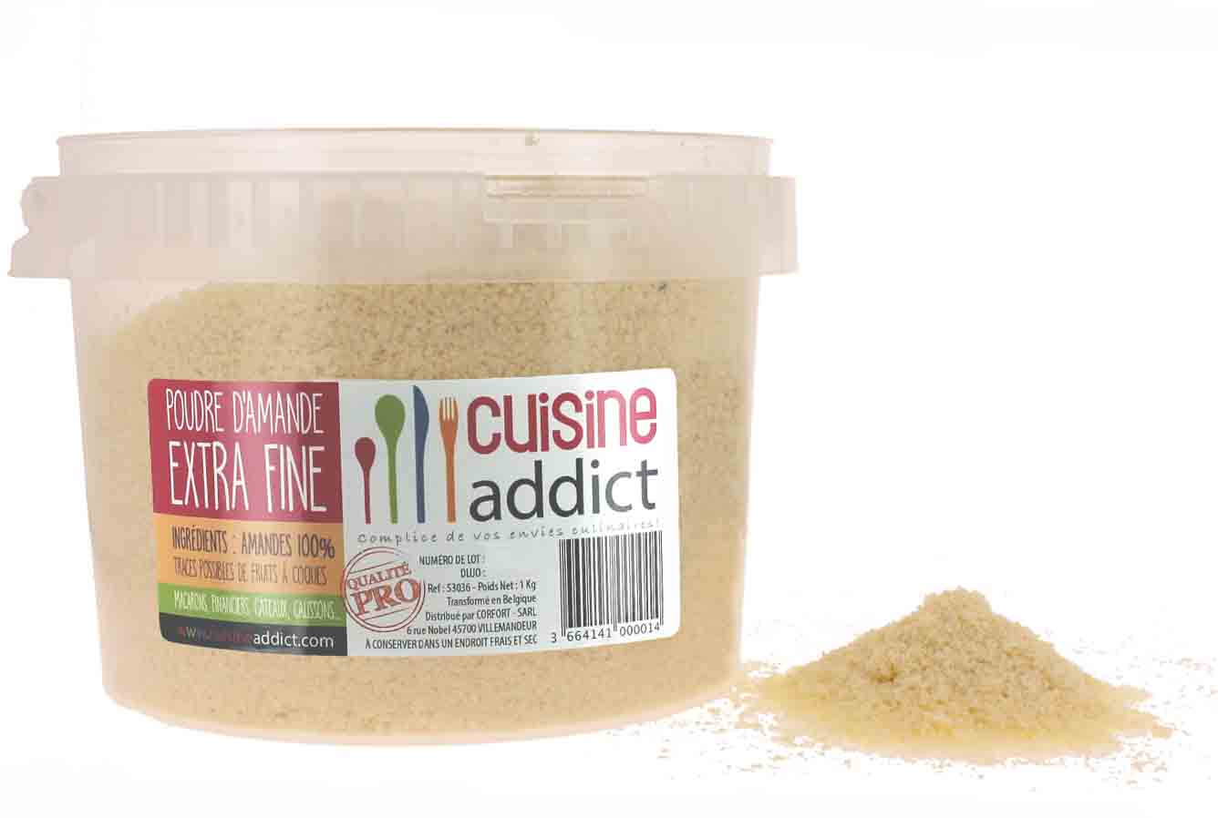 Poudre d'amande extra-fine 1 kg Cuisineaddict