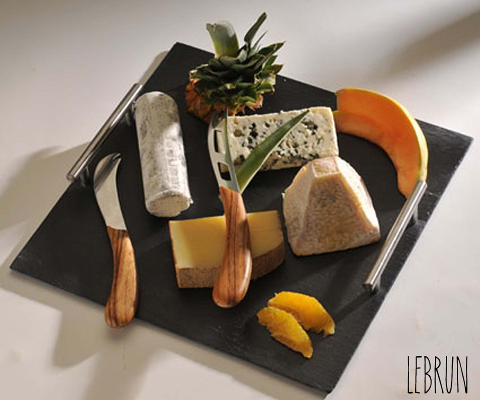 Plateau à fromage poignées métal par LeBrun