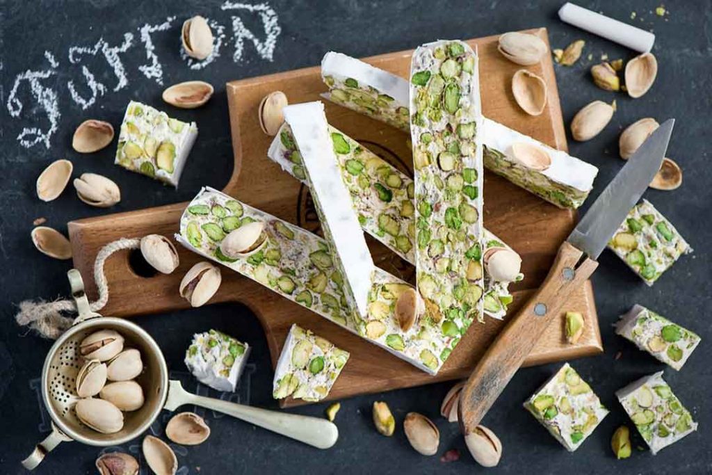 Nougat à la pistache