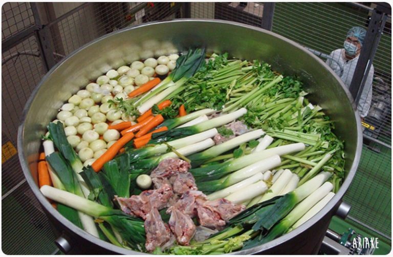 Fond de veau, fond de volaille, fumet de poisson Ariake
