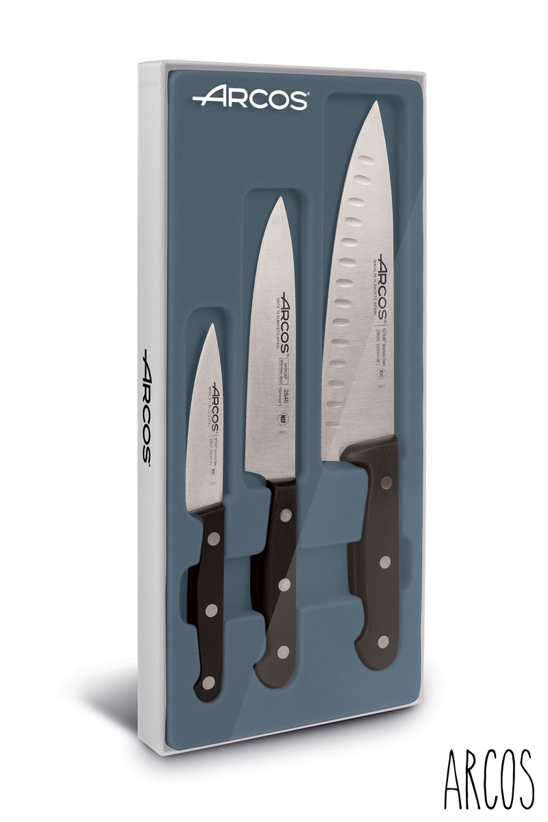 Coffret Couteaux UNIVERSAL (x3) Arcos