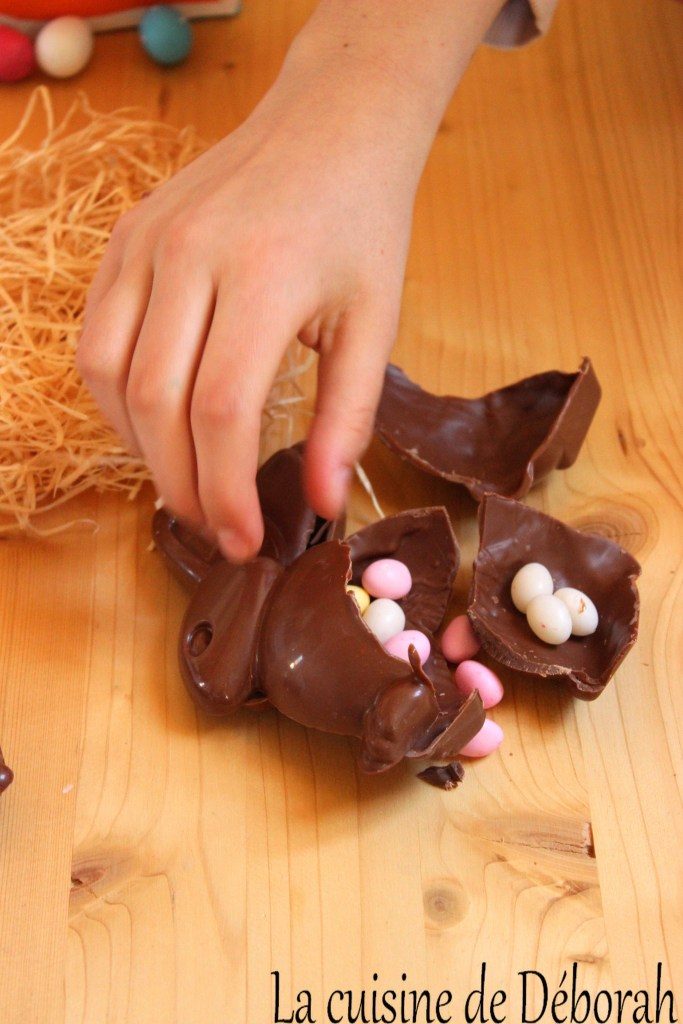 Lapins en chocolat