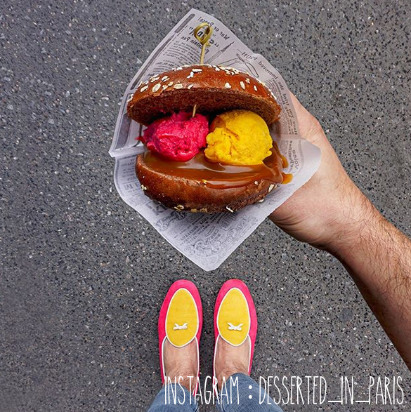 Tendance 2019 : boules de glaces enfermées dans un burger