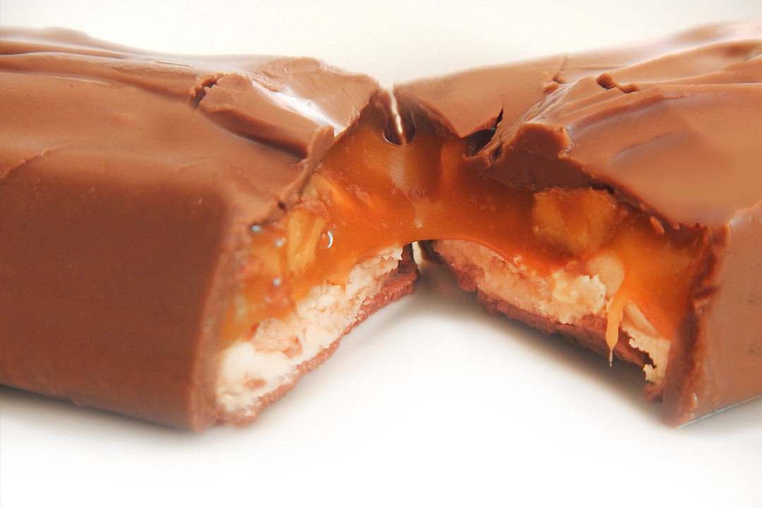 Snickers Mini-barres chocolatées biscuit nappage au caramel Snickers 