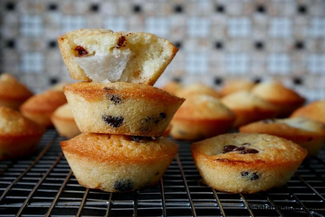 Financiers poire chocolat